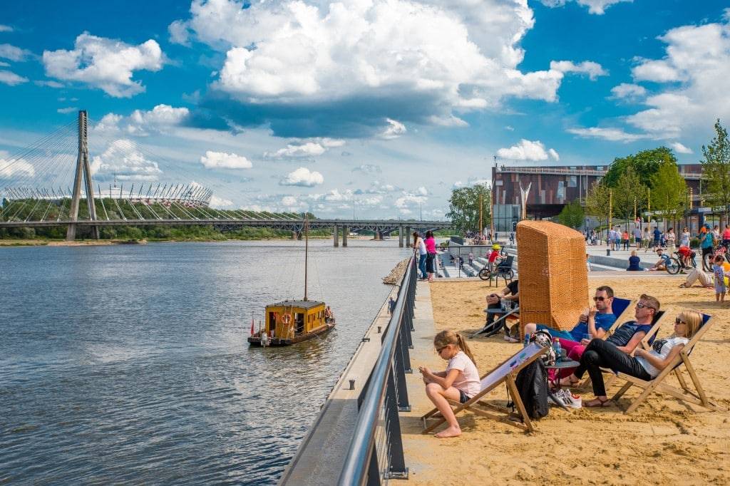 Najlepsze plaże publiczne w Warszawie_