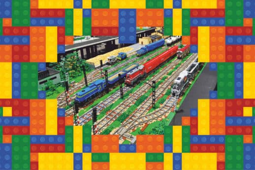 Kolejowy świat z klocków Lego