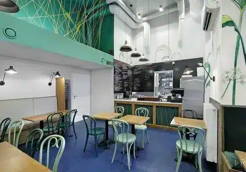 Wegetariański Bar Mleczny - wnętrze