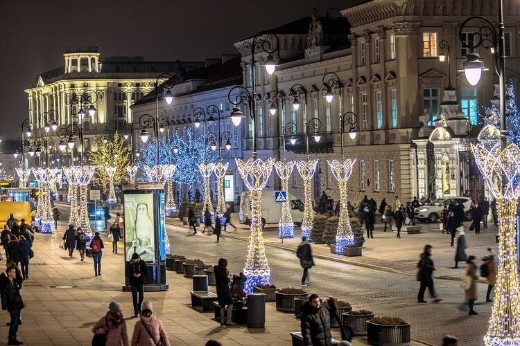 Spacer po Krakowskim Przedmieściu 3 lutego
