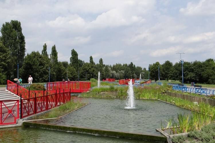 Park Edwarda Szymańskiego zbiorniki wodne