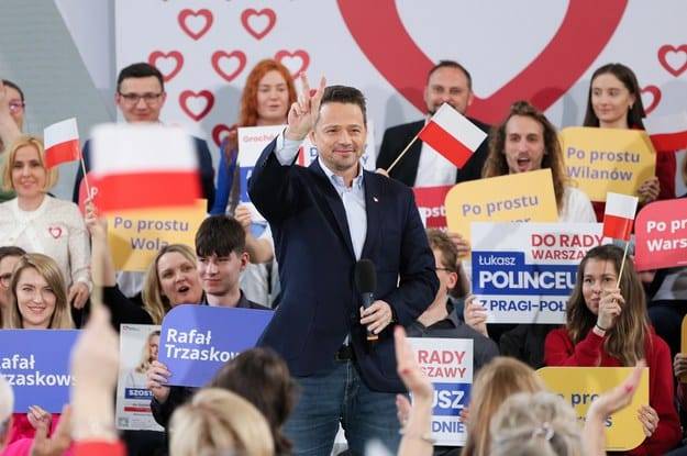 Rafał Trzaskowski ponownie prezydentem Warszawy Rafał Trzaskowski - Paweł Supernak PAP
