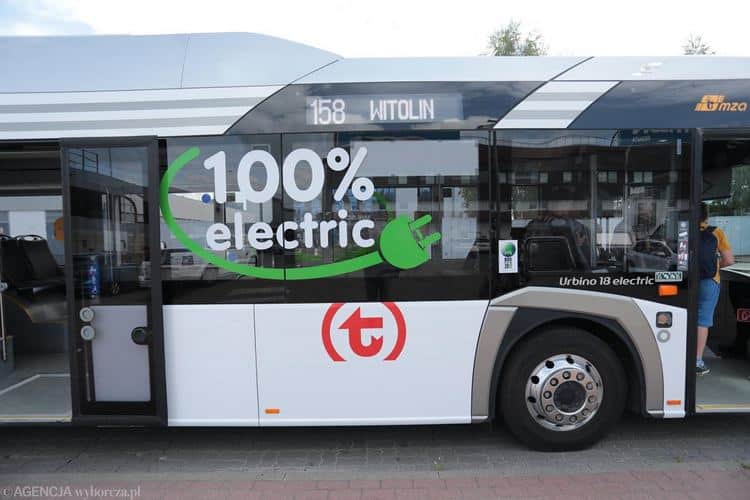 Miejskie Zakłady Autobusowe otrzymały dofinansowanie zakupu 80 autobusów elektrycznych AMP,Autobus-elektryczny-Solaris-linii-158-w-Warszawie