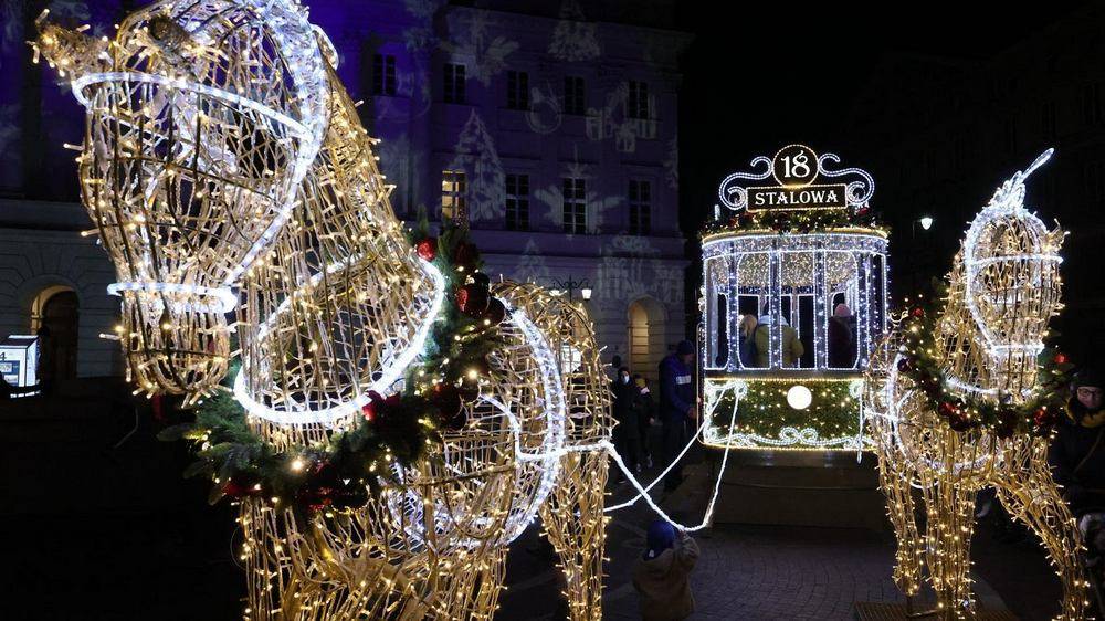 Iluminacje świąteczne w Warszawie