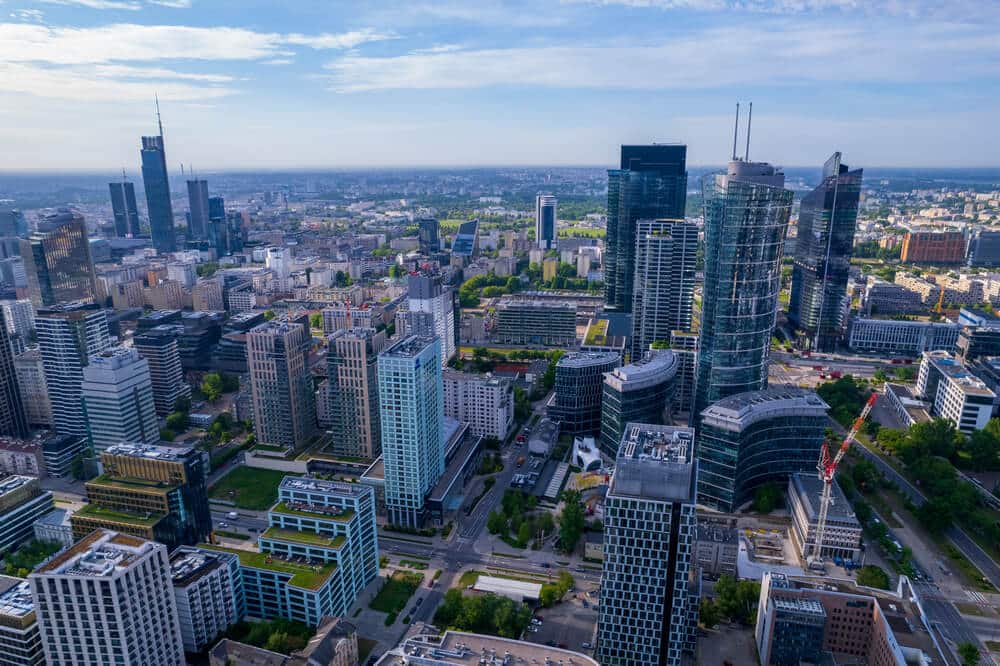 Zmieniaj Warszawę i głosuj Dzielnica Warszawa - Wola, widok z góry
