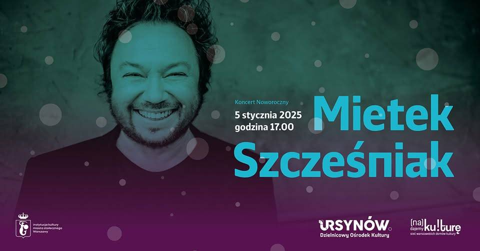 Mietek Szcześniak – Darmowy Koncert Noworoczny darmowe wydarzenia warszawa - koncert