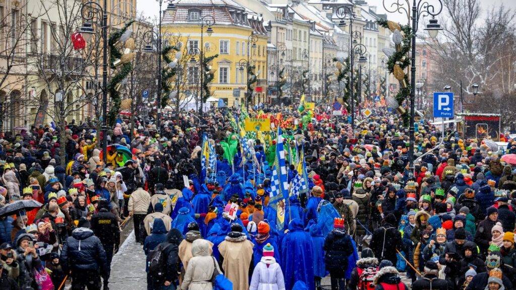Orszak Trzech Króli 2025 Warszawa „Kłaniajcie się królowie!” 6 stycznia fot. Paweł Kula Orszak Trzech Króli Warszawa