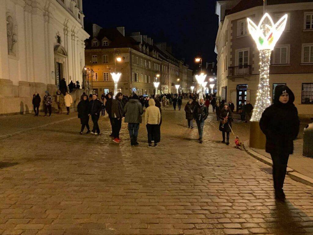 Spacer po Nowym Mieście w blasku świątecznej iluminacji wydarzenia warszawa - spacer z przewodnikiem