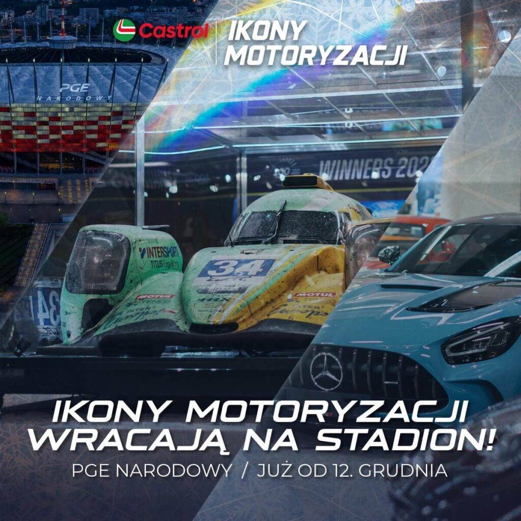 Wystawa Castrol Ikony Motoryzacji na PGE Narodowym wydarzenia warszawa pge narodowy