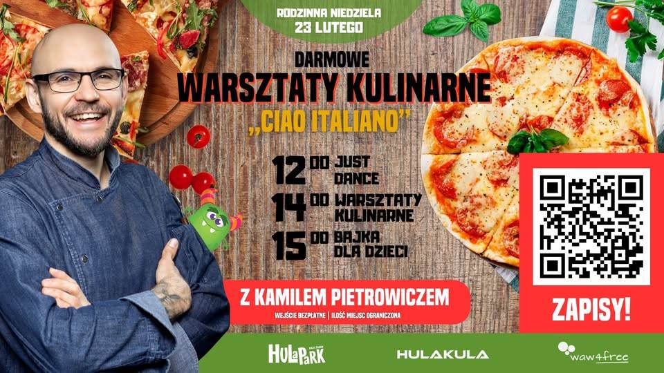Rodzinna niedziela – warsztaty kulinarne – wstęp bezpłatny darmowe atrakcje dla dzieci Warszawa