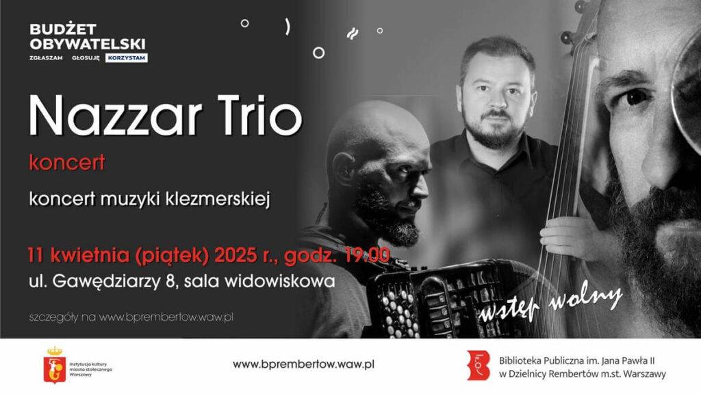 Darmowe wydarzenia Warszawa - koncert