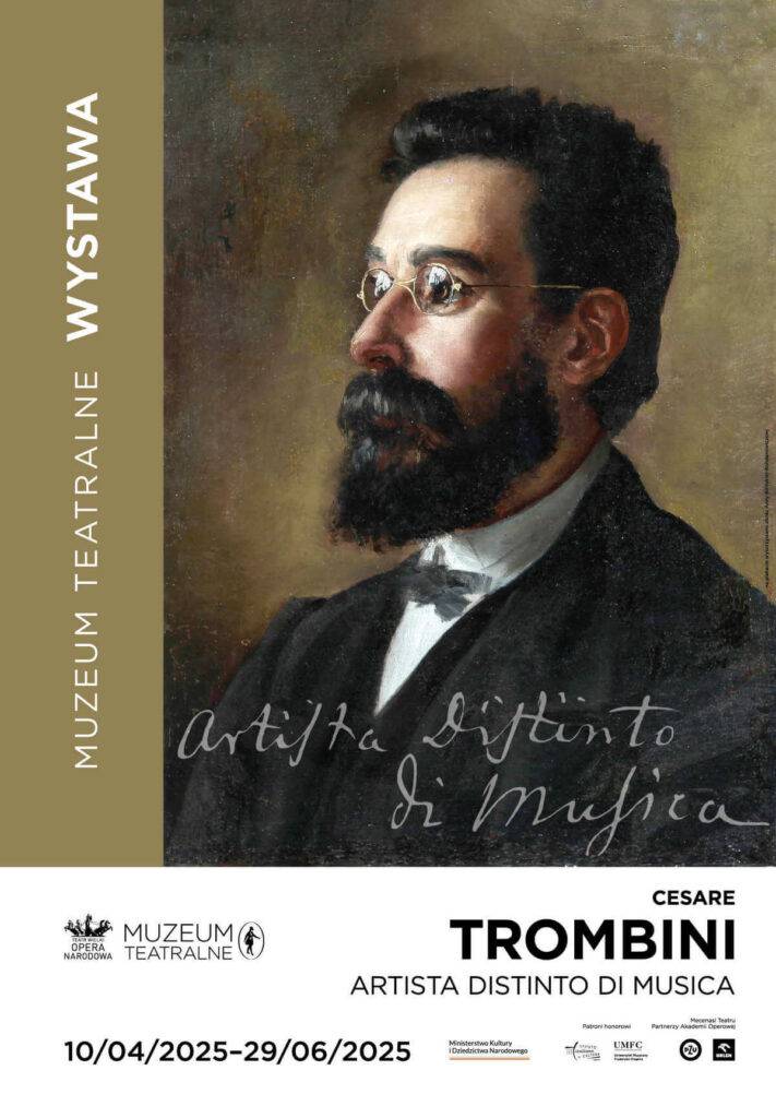 Cesare Trombini – wystawa w Muzeum Teatralnym oraz ceremonia odsłonięcia obrazu Kwiaty Polskie autorstwa Olgi Wolniak Cesare Trombini - wystawa w Muzeum Teatralnym