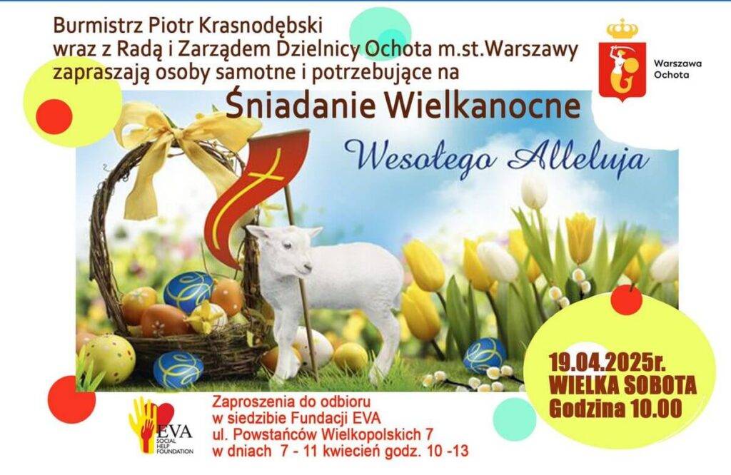 Śniadanie Wielkanocne – Wesołego Alleluja wydarzenia warszawa - Wielkanoc 2025