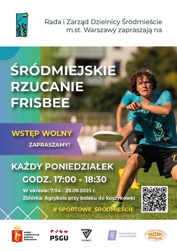 Frisbee - bezpłatne zajęcia