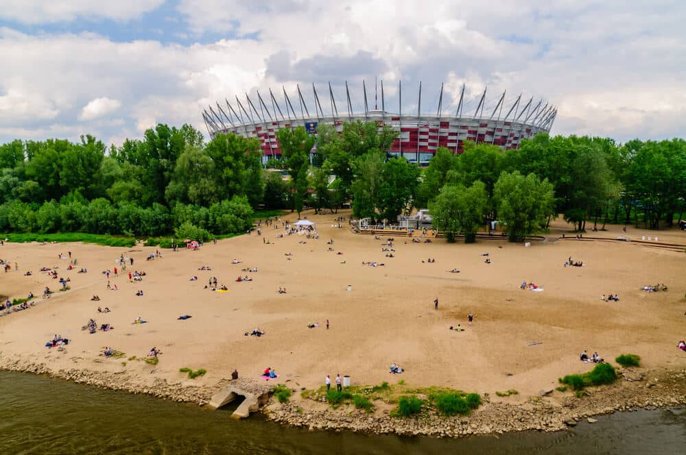 Plaża Poniatówka w Warszawie