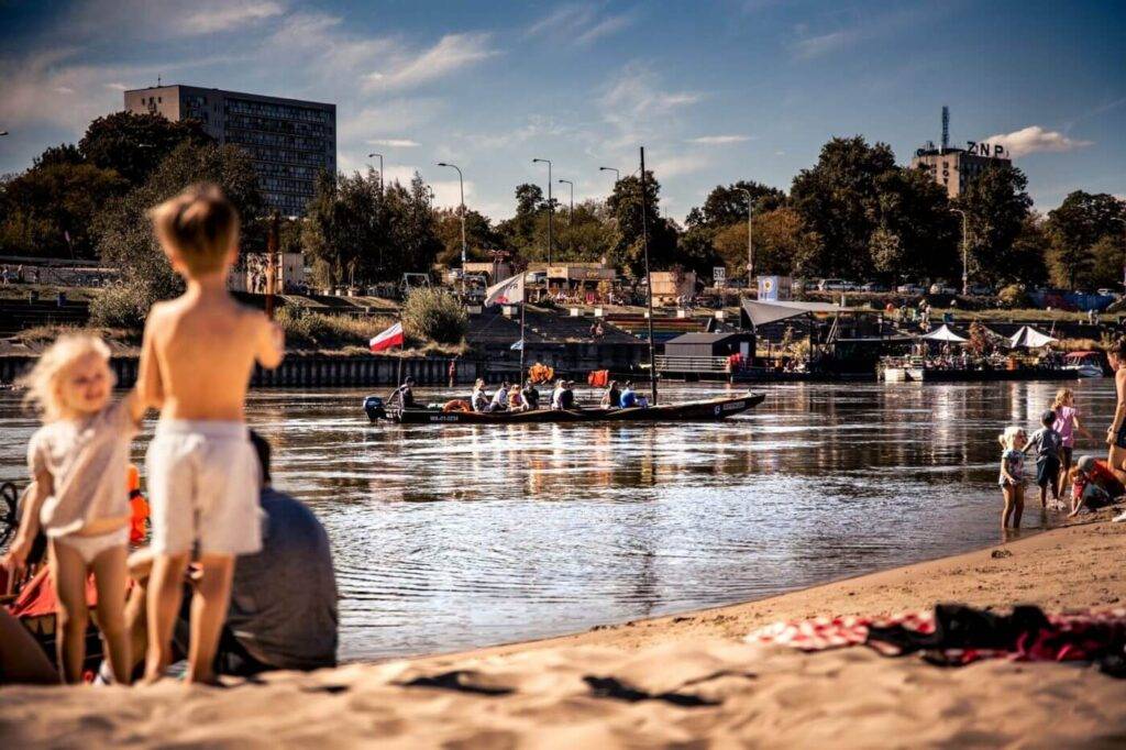 Plaża na Saskiej Kępie – atrakcje 2025 Plaża na Saskiej Kępie fot. Marek Misiurewicz