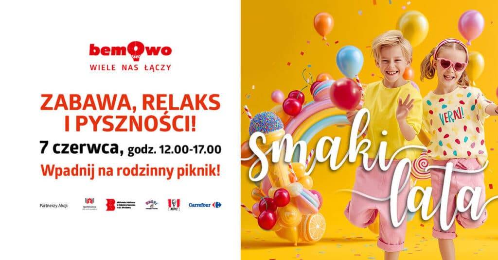 Piknik rodzinny w Galerii Bemowo – sobota 7 czerwca Piknik rodzinny w Galerii Bemowo