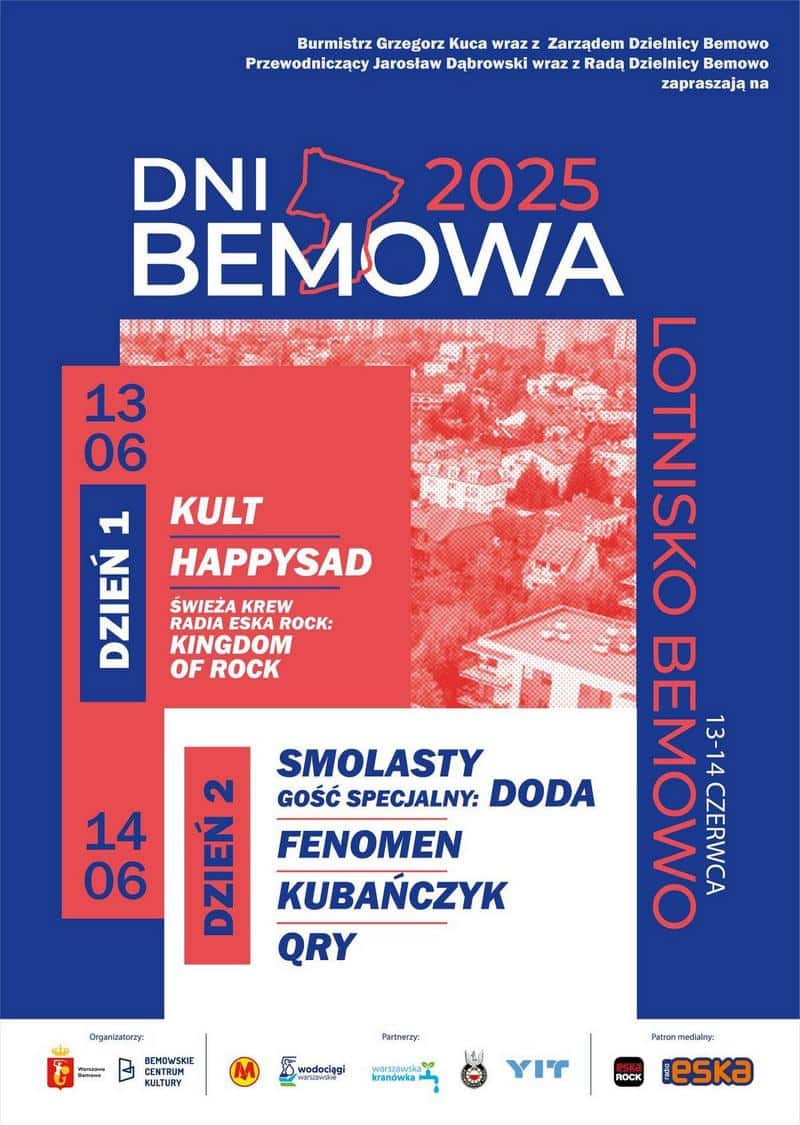 Plakat Dni Bemowa 2025 - Lotnisko Bemowo