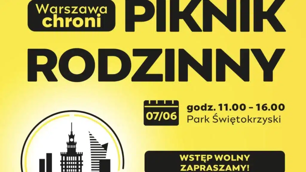 rodzinny piknik Warszawa chroni