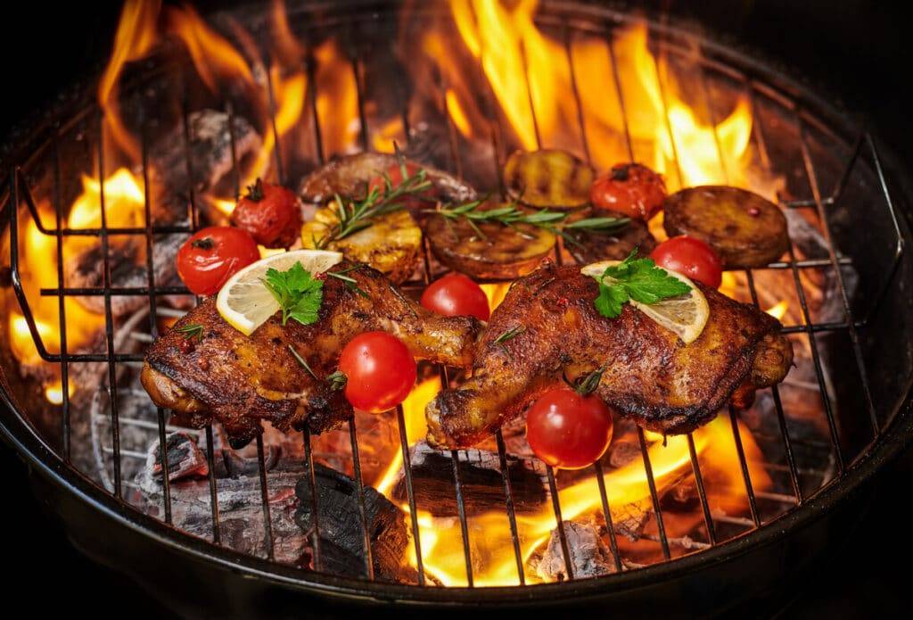 Grille i paleniska do ogrodu