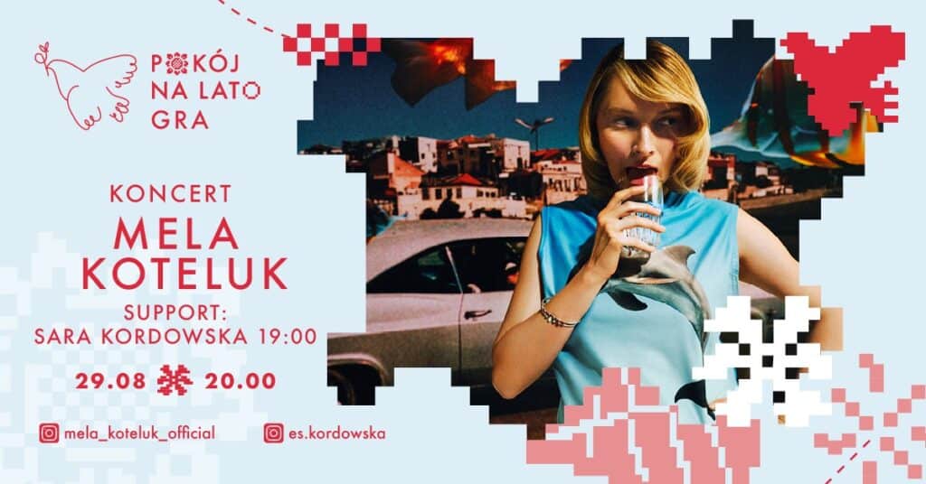 Pokój na lato gra: MELA KOTELUK | support SARA KORDOWSKA MELA KOTELUK - koncert - wydarzenia Warszawa