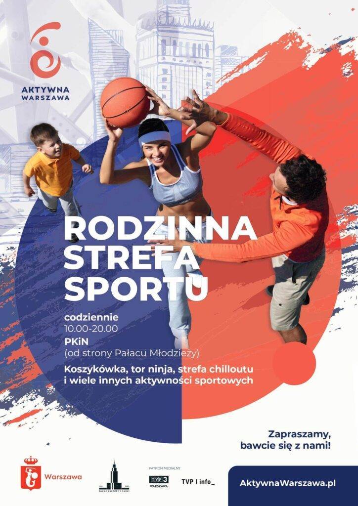 Rodzinna Strefa Sportu przed Pałacem Kultury i Nauki