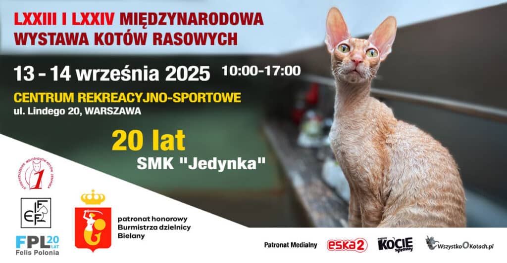 73 i 74 Międzynarodowa Wystawa Kotów Rasowych w Warszawie 73 i 74 Międzynarodowa Wystawa Kotów Rasowych w Warszawie