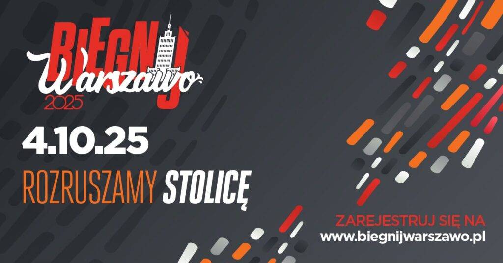 Biegnij Warszawo 2025: 10 km przez centrum stolicy Biegnij Warszawo 2025 - wydarzenia Warszawa