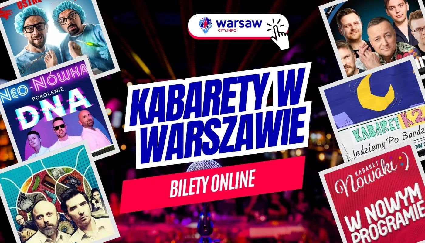 Bilety na kabarety Warszawa - najlepsze ceny