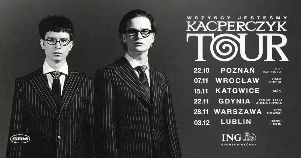 WSZYSCY JESTEŚMY KACPERCZYK TOUR Koncert KACPERCZYK - wydarzenia Warszawa