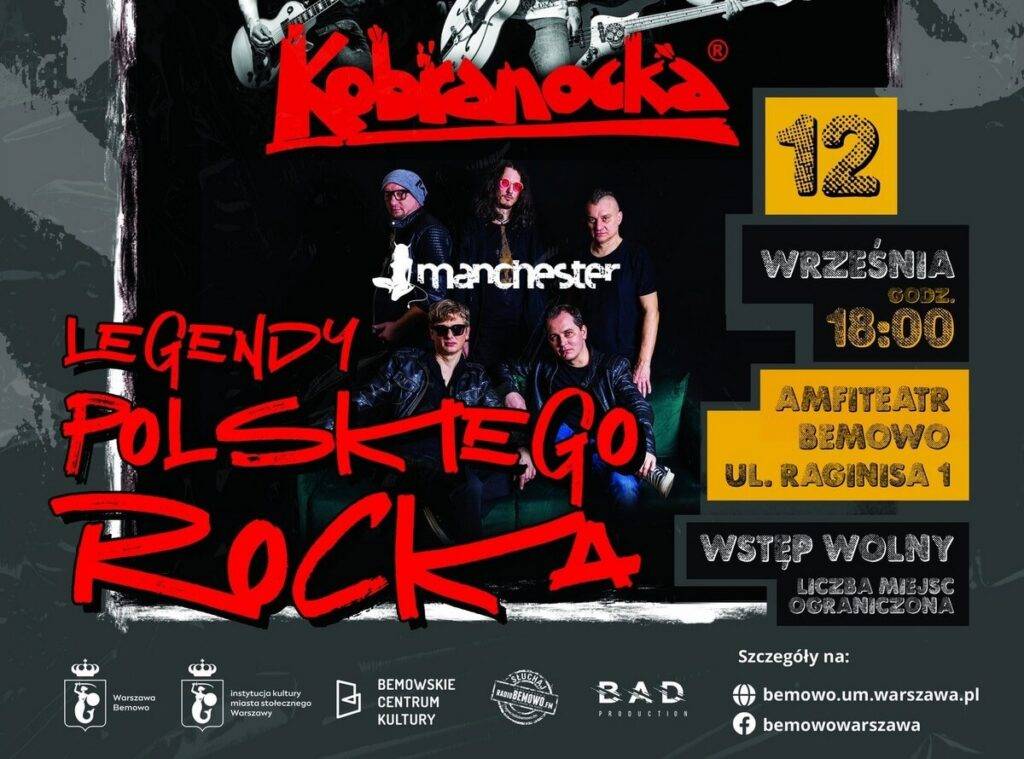 Koncert legendy polskiego rocka na Bemowie! Koncert legendy polskiego rocka na Bemowie!