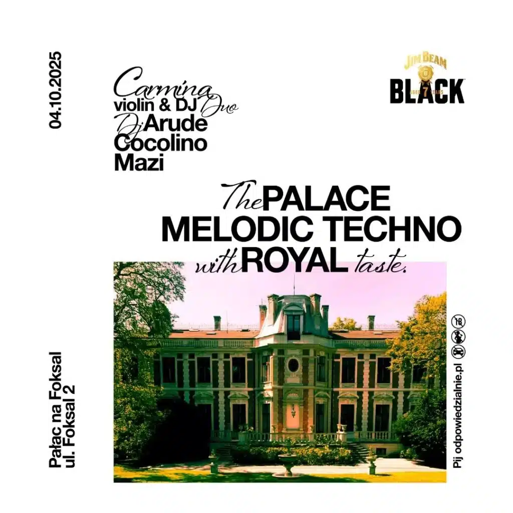 Impreza Warszawa: The Palace Melodic Techno with Royal Taste The Palace Melodic Techno with Royal Taste - imprezy Warszawa