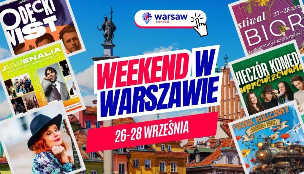 Wydarzenia w Warszawie w ten weekend 26-28 września 2025