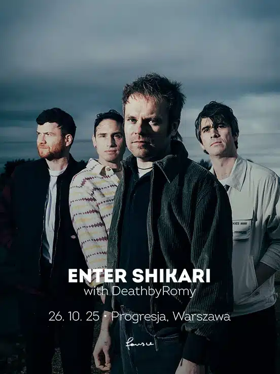 Koncert Warszawa: Enter Shikari – Progresja Koncert Warszawa Enter Shikari - wydarzenia