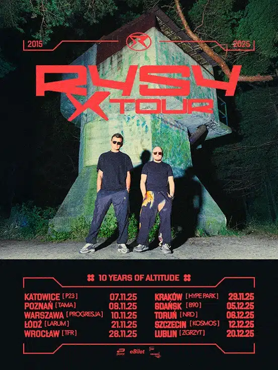Koncert Warszawa: Rysy X Tour – 10 Years of Altitude Koncert Warszawa Rysy X Tour - 10 Years of Altitude - wydarzenia