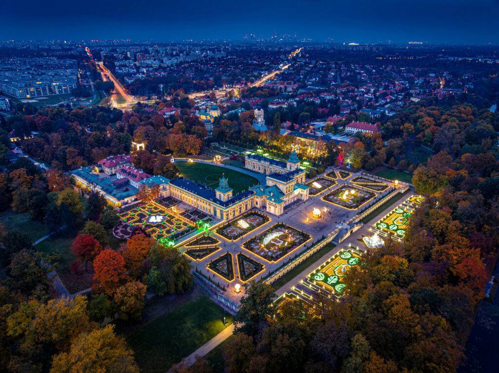 Królewski Ogród Światła 2025-2026 w Wilanowie - wydarzenia Warszawa