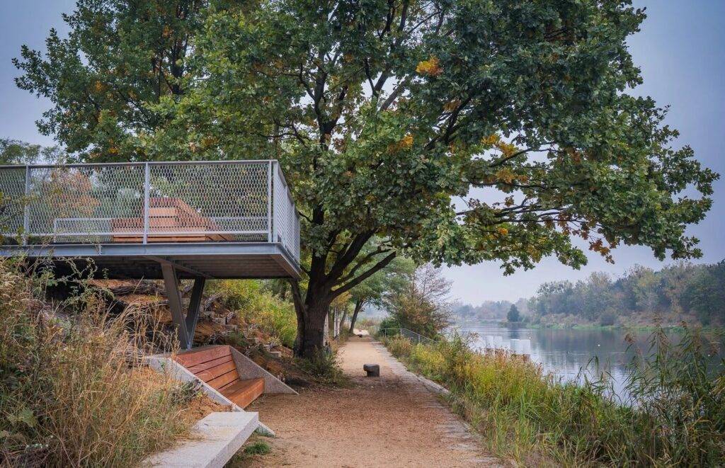 Park Żerański – nowa zielona przestrzeń nad Wisłą już otwarta! Park Żerański Warszawa, fot. mst Warszawa
