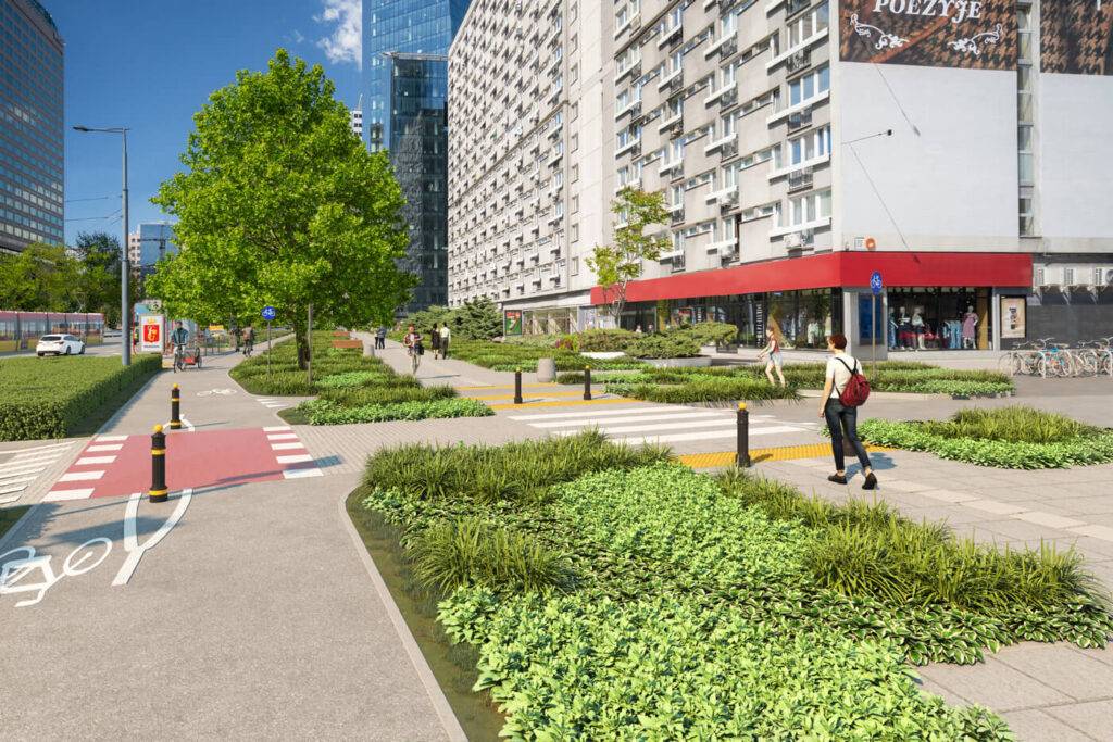 Al. Jana Pawła II w Warszawie zmieni się nie do poznania – ponad 10 mln zł na zieleń i ścieżkę rowerową Remont Al. Jana Pawła II - wiadomości Warszawa