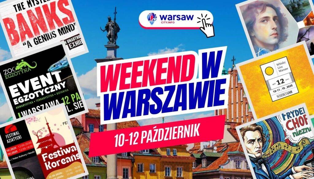 Wydarzenia w Warszawie w ten weekend 10-12 października 2025 ⭐️ TOP imprezy, koncerty, wystawy Wydarzenia Warszawa ten weekend 10-12 październik 2025 - koncerty, imprezy, targi, wystawy