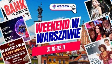 Wydarzenia w Warszawie w ten weekend 31.10-02.11 2025 ⭐️ TOP imprezy, koncerty, wystawy Wydarzenia Warszawa - weekend 31.10- 02.11.2025