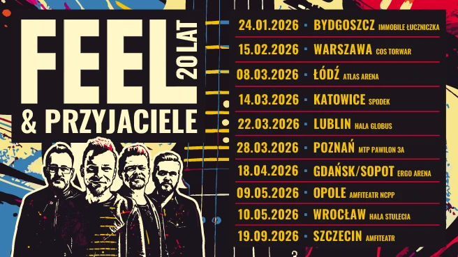 Koncert: Feel & Przyjaciele – Warszawa 15 luty 2026 Koncert Feel & Przyjaciele - wydarzenia Warszawa