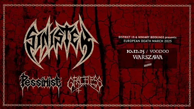 Sinister + Pessimist + Graceless European Tour 2025