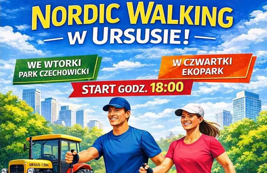 Darmowy Nordic Walking dla każdego w Ursusie Darmowy Nordic Walking dla każdego w Ursusie