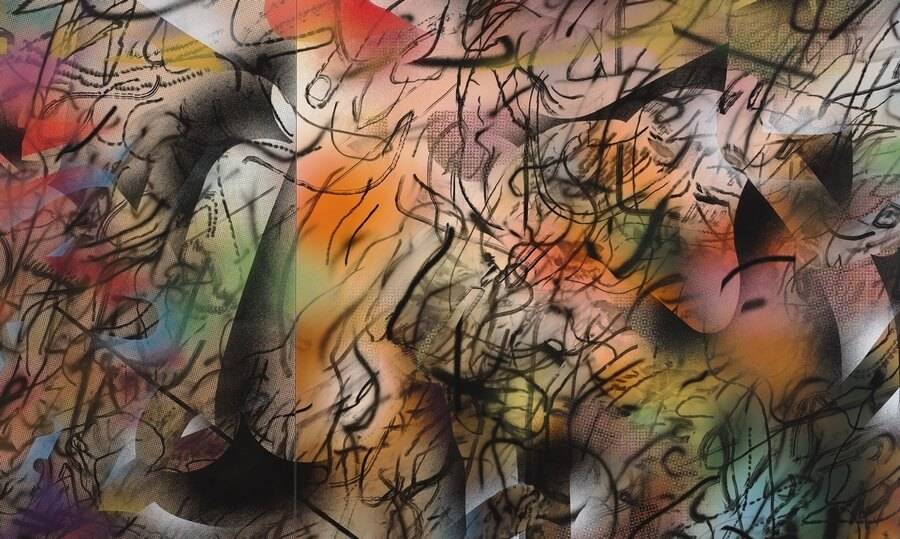 Julie Mehretu – „KAIROS / Wariacje duchologiczne” Julie Mehretu KAIROS Wariacje duchologiczne