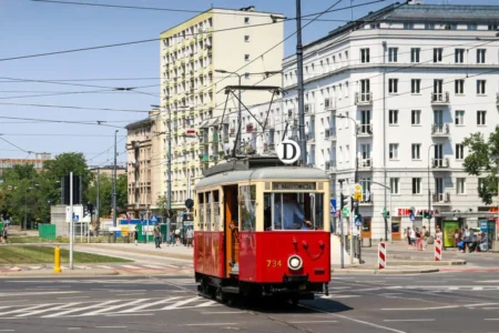 Tramwaj linii D - wydarzenia Warszawa