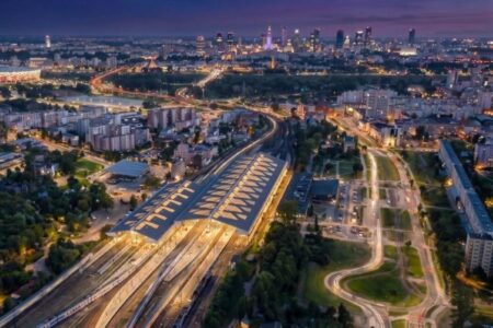 Wizualizacja nowej stacji Warszawa Wschodnia | graf. mat. prasowe