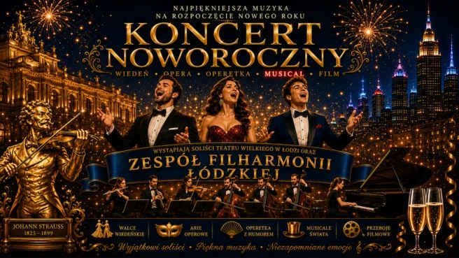 Koncert Noworoczny – Od Straussa aż po największe przeboje filmowe