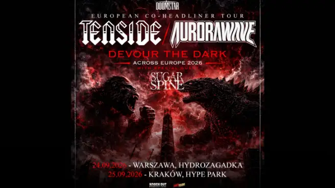Tenside + Aurorawave + Sugar Spine w Warszawie – koncert w Hydrozagadce Koncert Tenside Warszawa