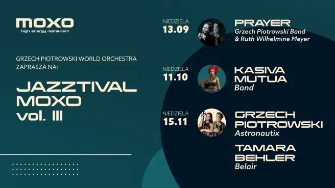 JAZZTIVAL MOXO w Warszawie – Grzech Piotrowski JAZZTIVAL MOXO Warszawa