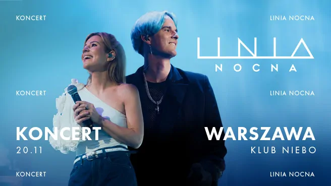 LINIA NOCNA W NIEBIE
